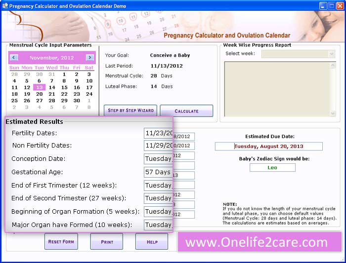 Pregnancy Calculator 3.20.0.0 - Pregnancy utility tracks ...
