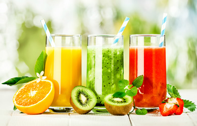  fresh fruit juices