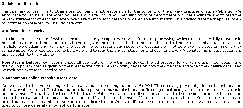 Privacy Policy